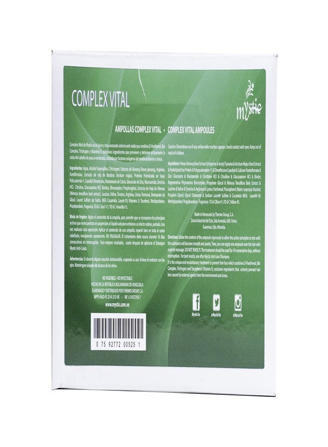 Kleravitex Mystic Complex Vital Ampoules For Hair Loss and Thinning - Regrowth Treatment With Biotin Bio-Complex and Tocopherol (Pk.24) - Image 3